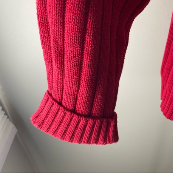 Retreat 100% Cotton Heavy Thick Cable Knit Chunky Sweater Mens XL - Picture 4 of 7